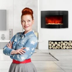 Lausanne Elektrischer Kamin Leistung: 1000 - 2000W LED Fernbedienung -Klarstein 10012127 yy 0003 titel enie Klarstein Lausanne elektrischer Kamin 2000W