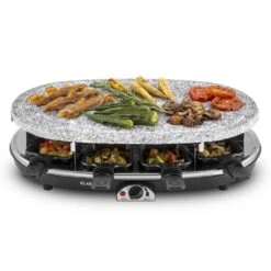 Steaklette Raclettegrill 1500 W Granit-Natursteinplatte 8 Personen 9 Steaklette Raclettegrill 1500 W Granit-Natursteinplatte 8 Personen -Klarstein 10028449 yy 0003 titel Klarstein Steaklette Raclette Natursteingrill