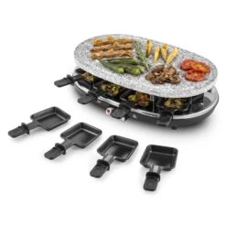 Steaklette Raclettegrill 1500 W Granit-Natursteinplatte 8 Personen 13 Steaklette Raclettegrill 1500 W Granit-Natursteinplatte 8 Personen -Klarstein 10028449 yy 0007 titel Klarstein Steaklette Raclette Natursteingrill