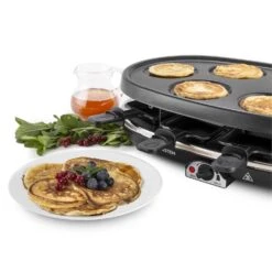 All-U-Can-Grill Raclette 4-in-1 Pancake Crêpes Steinplatte 8 Personen -Klarstein 10028450 yy 0009 titel Klarstein All U Can Grill Raclettegrill 4in1