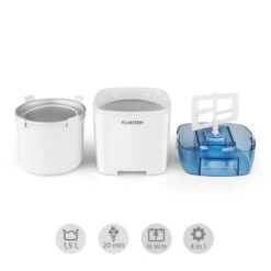 Creamberry Eiscremebereiter Flaschenkühler Frozen Yogurt 1,5l Weiß -Klarstein 10028925 yy 0003 logo Klarstein Creamberry Eisbereiter reedit