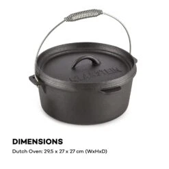 Hotrod 45 Dutch Oven BBQ-Topf 4,5 Qt / 4 Liter Gusseisen Schwarz 15 Hotrod 45 Dutch Oven BBQ-Topf 4,5 Qt / 4 Liter Gusseisen Schwarz -Klarstein 10029165 yy 0008 logo