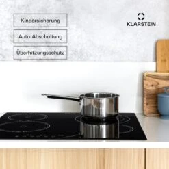 Virtuosa Keramikkochfeld Einbauherd 6500W 59x52cm 4 Zonen Glaskeramik 14 Virtuosa Keramikkochfeld Einbauherd 6500W 59x52cm 4 Zonen Glaskeramik -Klarstein 10029239 de 0006 usp