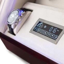 Klingenthal Uhrenbeweger Rechts-Links-Lauf Bis 2200U/d 12 Uhren RGB-LED Touch Abschließbar -Klarstein 10029479 yy 0006 logo