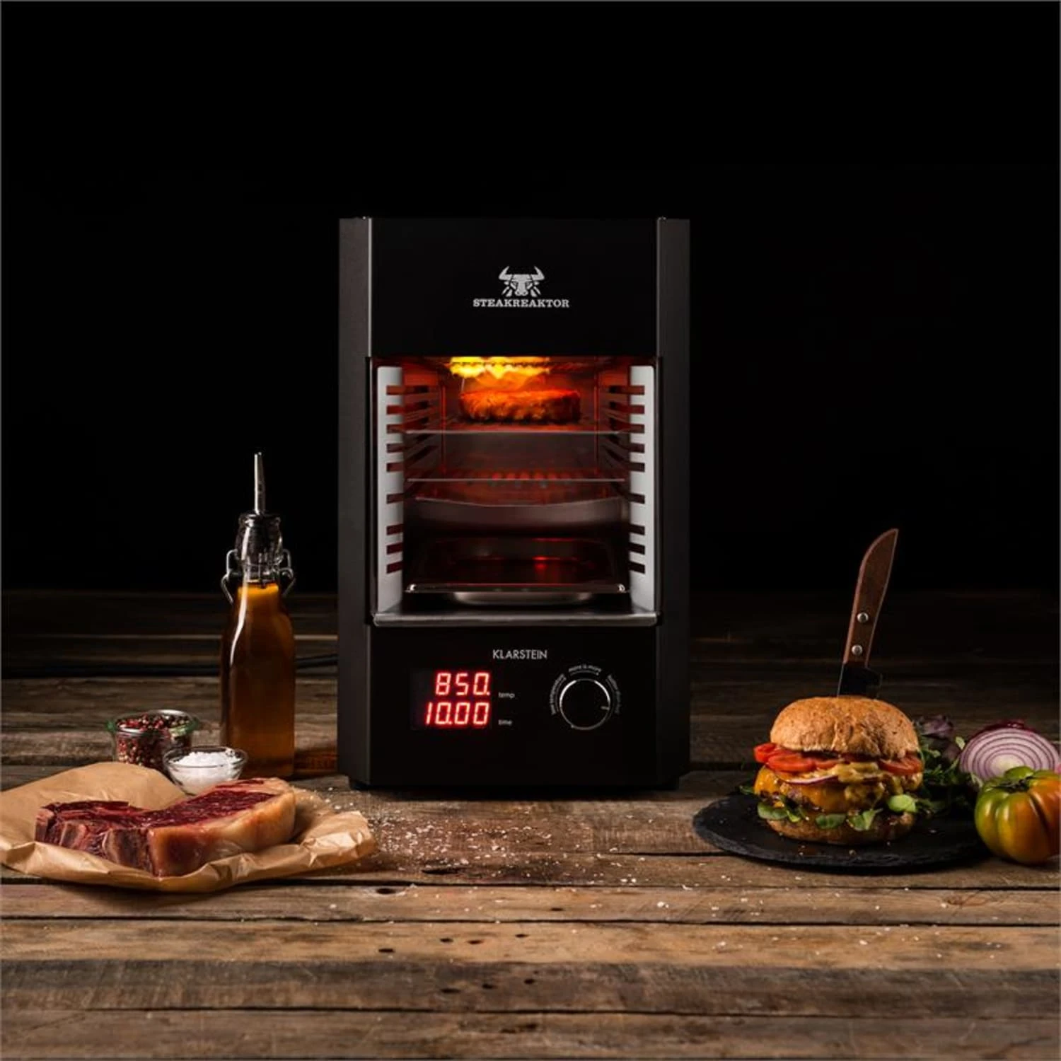 Steakreaktor 2.0 Indoor Grillgerät 850 °C 1600W Infrarot Made In Germany 2 Steakreaktor 2.0 Indoor Grillgerät 850 °C 1600W Infrarot Made In Germany – Bild 2