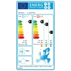 Windwaker Pro 12 Inverter Split Klimaanlage 12000 BTU A++ Weiß 13 Windwaker Pro 12 Inverter Split Klimaanlage 12000 BTU A++ Weiß -Klarstein 10029707 energy label