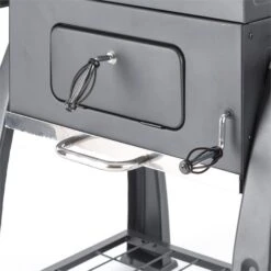 Bigfoot Holzkohlegrill Smoker BBQ-Grill 55 X 40 Cm Stahl Schwarz -Klarstein 10029763 yy 0006 detail Klarstein Bigfoot BBQ Grill Smoker