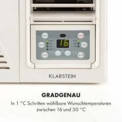 Frostik Fenster-Klimagerät 9.000 BTU/2,7 KW EEC A Fernbedienung -Klarstein 10029808 de 0006 logo