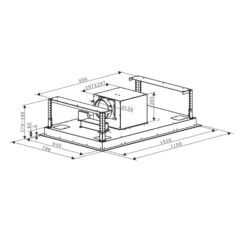 Secret Service Deckenhaube Dunstabzugshaube 220W Touch Glas LED -Klarstein 10030277 yy 0007 logo Klarstein Secret Service Dunstabzugshaube schwarz reedit