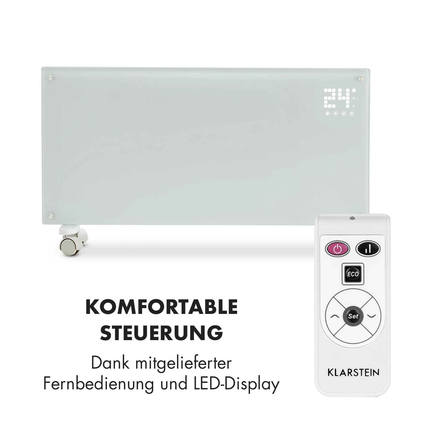 Bornholm Konvektions-Heizgerät 2000W Timer 2 Heizstufen ECO-Modus 3 Bornholm Konvektions-Heizgerät 2000W Timer 2 Heizstufen ECO-Modus – Bild 3