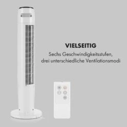 Empire State Turmventilator 37 W Luftdurchsatz: 2200 M³/h Oszillation 11 Empire State Turmventilator 37 W Luftdurchsatz: 2200 M³/h Oszillation -Klarstein 10030980 de 0004 logo