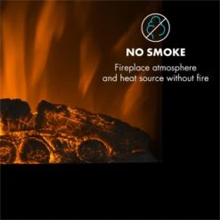 Lausanne Vertical Elektrischer Kamin 1000/2000 W Fernbedienung Dimmer -Klarstein 10031556 yy 0005 logo Klarstein Lausanne Vertical Elektrischer Kamin reedit
