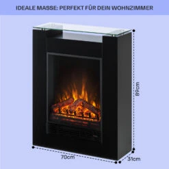 Studio 5 Elektrischer Kamin Heizlüfter 900/1800 W Fernbedienung 12 Studio 5 Elektrischer Kamin Heizlüfter 900/1800 W Fernbedienung -Klarstein 10031573 de 0005 usp