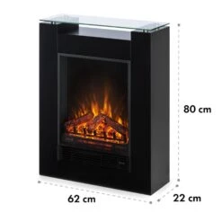 Studio 5 Elektrischer Kamin Heizlüfter 900/1800 W Fernbedienung 14 Studio 5 Elektrischer Kamin Heizlüfter 900/1800 W Fernbedienung -Klarstein 10031573 yy 0007 logo Klarstein Studio 5 Elektrischer Kamin schwarz
