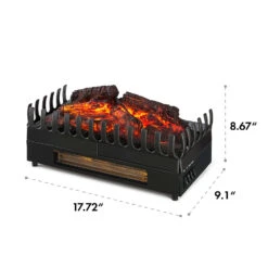 Kamini FX Elektrischer Kamin Kamineinsatz 1000/2000W 2W LED Schwarz 11 Kamini FX Elektrischer Kamin Kamineinsatz 1000/2000W 2W LED Schwarz -Klarstein 10031575 uk 0006 logo