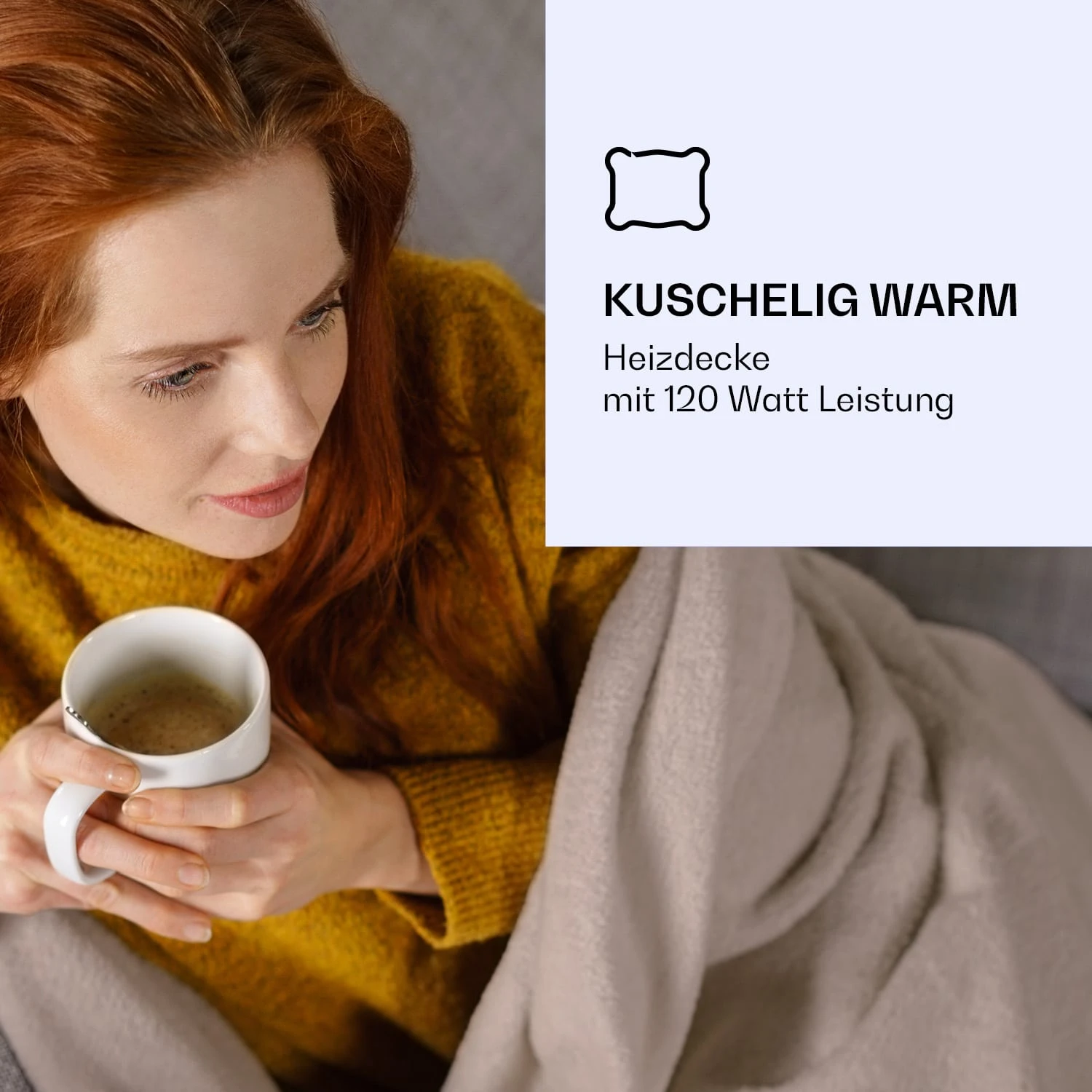 Dr. Watson XXL Heizdecke 3 Stufen Waschbar 200x180cm Mikroplüsch 2 Dr. Watson XXL Heizdecke 3 Stufen Waschbar 200x180cm Mikroplüsch – Bild 2