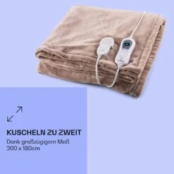 Dr. Watson XXL Heizdecke 3 Stufen Waschbar 200x180cm Mikroplüsch 9 Dr. Watson XXL Heizdecke 3 Stufen Waschbar 200x180cm Mikroplüsch -Klarstein 10031580 de 0005 logo