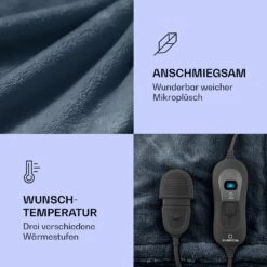 Dr. Watson XL Heizdecke 120 W 3 Stufen 180 X 130 Cm Bedienteil -Klarstein 10031581 de 0003 logo