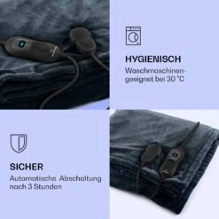 Dr. Watson XL Heizdecke 120 W 3 Stufen 180 X 130 Cm Bedienteil -Klarstein 10031581 de 0004 logo