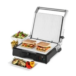 Burgermeister 3-in-1 Kontaktgrill Tischgrill Paninimaker 2000W -Klarstein 10031664 yy 0006 titel Klarstein Burgermeister 3in1 Kontaktgrill