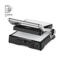 Burgermeister 3-in-1 Kontaktgrill Tischgrill Paninimaker 2000W -Klarstein 10031664 yy 0007 logo Klarstein Burgermeister 3in1 Kontaktgrill