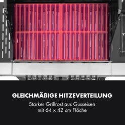 Tomahawk 4.2 SBG Gasgrill 6 Brenner 20,7 KW 64x42cm Grill Edelstahl 16 Tomahawk 4.2 SBG Gasgrill 6 Brenner 20,7 KW 64x42cm Grill Edelstahl -Klarstein 10032308 de 0007 logo