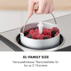 Dolce Bacio Eiscremebereiter Kompressor 2l LCD-Display Touch Edelstahl 13 Dolce Bacio Eiscremebereiter Kompressor 2l LCD-Display Touch Edelstahl -Klarstein 10032322 de 0004 logo