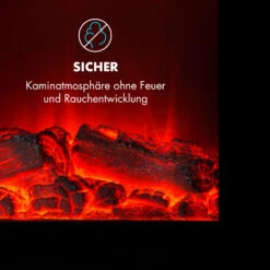 Copenhagen Elektrischer Kamin 950/1900W Thermostat Glasfront -Klarstein 10032588 de 0007 logo