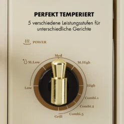 Victoria 20 Einbau-Mikrowelle, 20 L, 800 W, Grill: 1000 W, Elfenbein 14 Victoria 20 Einbau-Mikrowelle, 20 L, 800 W, Grill: 1000 W, Elfenbein -Klarstein 10032592 de 0005 logo