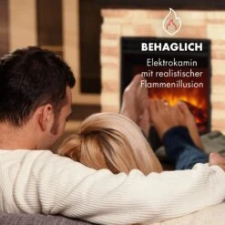 Kaprun Elektrischer Kamin 1800W Steindekor Polystone Fernbedienung -Klarstein 10032596 de 0003 logo