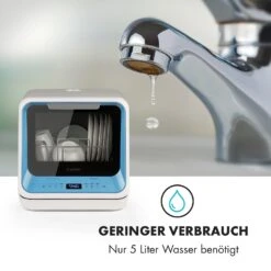 Amazonia Mini Geschirrspülmaschine 6 Programme LED-Display 15 Amazonia Mini Geschirrspülmaschine 6 Programme LED-Display -Klarstein 10032678 de 0006 logo