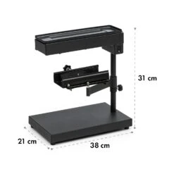 Appenzell Peak Raclette Mit Grill 1000W Thermostatschalter Schwarz -Klarstein 10032694 yy 0008 logo