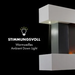Studio Light & Fire 2 Kamin 1000/2000W MDF Fernbedienung -Klarstein 10032727 de 0005 logo