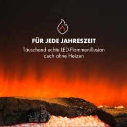 Studio Light & Fire 2 Kamin 1000/2000W MDF Fernbedienung -Klarstein 10032727 de 0007 logo