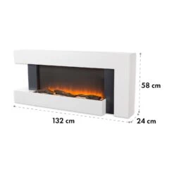 Studio Light & Fire 2 Kamin 1000/2000W MDF Fernbedienung -Klarstein 10032727 yy 0009 logo