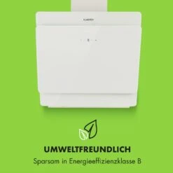 Klarstein Aurica 60 Dunstabzugshaube 60cm 600 M³/h LED Touch Glas Weiß -Klarstein 10032765 de 0006 logo