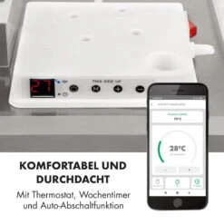 Wonderwall Smart Infrarotheizung 50x90cm App 450W Wochentimer IP24 18 Wonderwall Smart Infrarotheizung 50x90cm App 450W Wochentimer IP24 -Klarstein 10032783 de 0008 logo