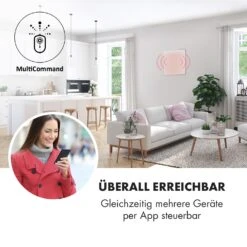 Wonderwall Smart Infrarotheizung 60x60cm App 360W Wochentimer IP24 13 Wonderwall Smart Infrarotheizung 60x60cm App 360W Wochentimer IP24 -Klarstein 10032784 de 0003 logo
