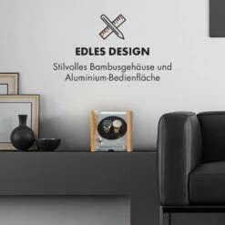 Hanoi 2 Uhrenbeweger, 2 Uhren, 3 Geschwindigkeiten, 4 Modi, Bambus -Klarstein 10032797 de 0005 logo