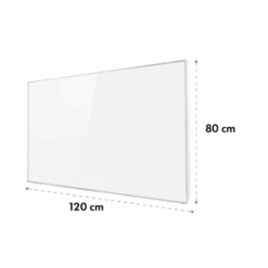 Wonderwall Smart Infrarotheizung 80x120cm App 960W Wochentimer IP24 -Klarstein 10032803 yy 0010 logo Wifi carbon crystal heater wall mounting