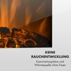 Lausanne Vertical Elektrischer Kamin 1000 Oder 2000W Feuerillusion -Klarstein 10032892 de 0005 logo