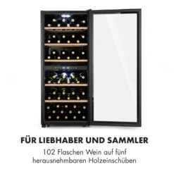 Barossa 102 Duo Weinkühlschrank 102 Fl 226 Ltr 2 Zonen Touch-Steuerung -Klarstein 10032921 de 0003 logo