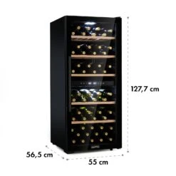 Barossa 102 Duo Weinkühlschrank 102 Fl 226 Ltr 2 Zonen Touch-Steuerung -Klarstein 10032921 yy 0009 logo