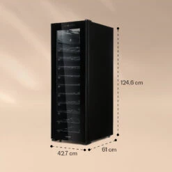 Bellevin 62 Weinkühlschrank 56 Flaschen 5-20°C EEC G 13 Bellevin 62 Weinkühlschrank 56 Flaschen 5-20°C EEC G -Klarstein 10032923 yy 0006 logo
