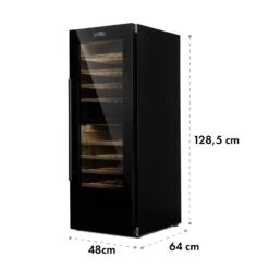 Barossa 77 Duo Weinkühlschrank 2 Zonen 191 L 77 Fl. Touch LED Schwarz -Klarstein 10032963 yy 0009 logo