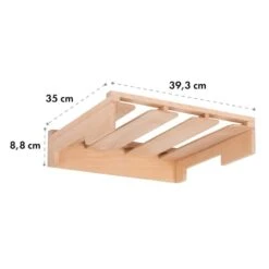 Barossa 77D Weinglas-Regal Zubehör Regalboden Für Weingläser Echtholz -Klarstein 10032964 yy 0005 logo Klarstein Barossa 77D Weinglas Regal