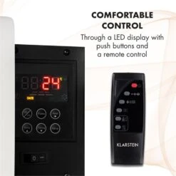 Klarstein Belfort Light & Fire Elektrischer Kamin 1000/2000W Fernbedienung 12 Klarstein Belfort Light & Fire Elektrischer Kamin 1000/2000W Fernbedienung -Klarstein 10032997 yy 0004 logo Klarstein Belfort Light Fire Elektrischer Kamin