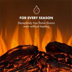Aosta Light & Fire Elektrischer Kamin 1000/2000W Fernbedienung -Klarstein 10033000 yy 0008 logo Klarstein Aosta Light Fire Elektrischer Kamin