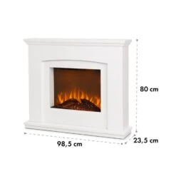 Aosta Light & Fire Elektrischer Kamin 1000/2000W Fernbedienung -Klarstein 10033000 yy 0009 logo Klarstein Aosta Light Fire Elektrischer Kamin