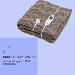 Dr. Watson Comfort & Style Heizdecke 120W 180x130cm Faux Fur 9 Dr. Watson Comfort & Style Heizdecke 120W 180x130cm Faux Fur -Klarstein 10033007 de 0005 logo